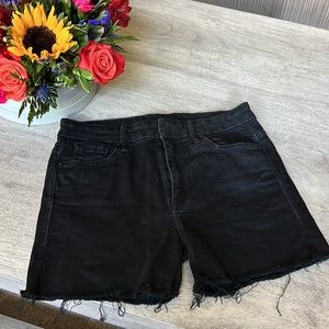 MOTHER High Waisted Looker Cutoff Shorts